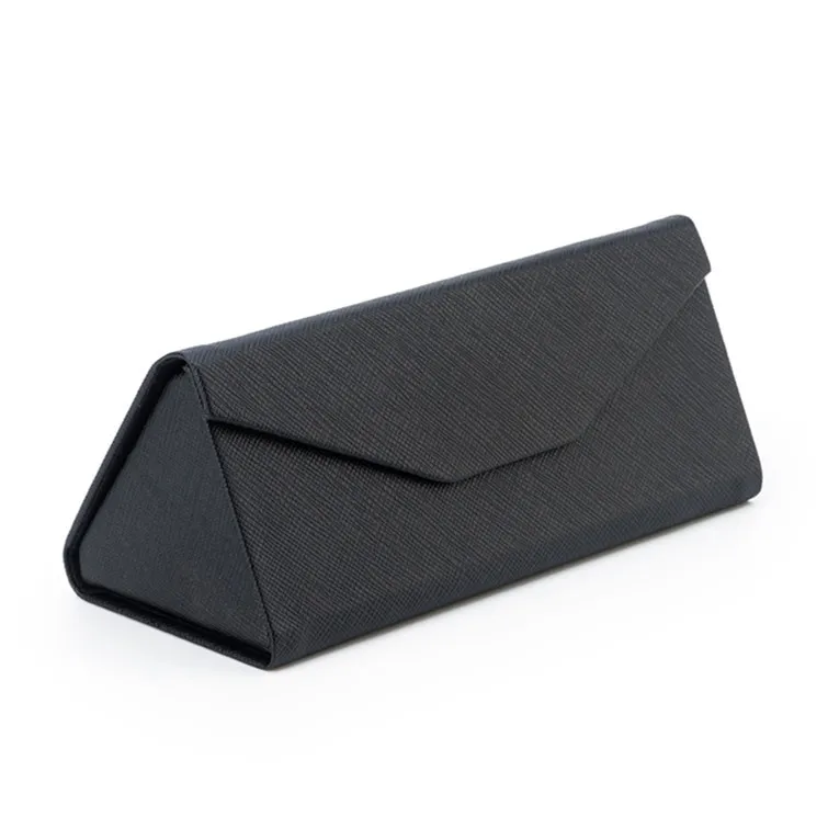 

Best Sale Folding Handmade Foldable Magnetic Hard Triangle Sunglasses Case