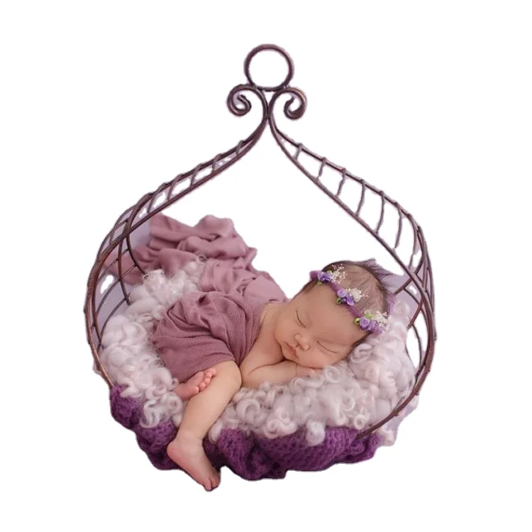 

Newborn nest basket photography props Baby basket props Vintage baby basket photo background