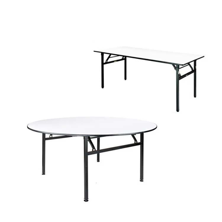 Hotel Wedding Folded Round Banquet Table For Banquet Hall Buy Banquet
