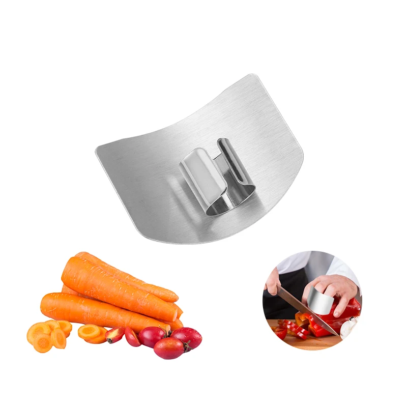 

Wholesale kitchen tools Anti-Cut Stainless Steel Vegetable Cutting knife finger protector