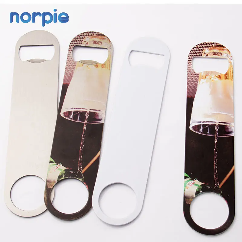 

Wholesale Factory Direct Blank Sublimation Stainless Steel Strip Beer Bottle Opener