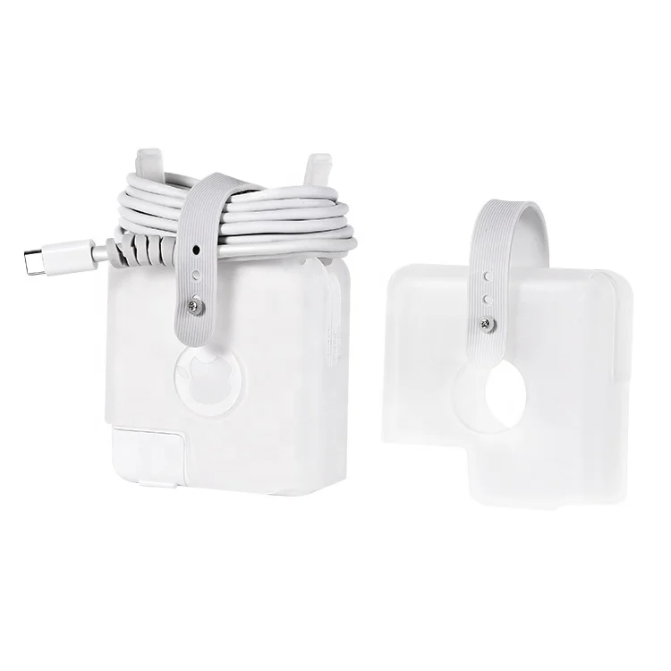 

2021 New Release Charger Adapter Case for Macbook Power Adapter with Cord Winder, Frosted white