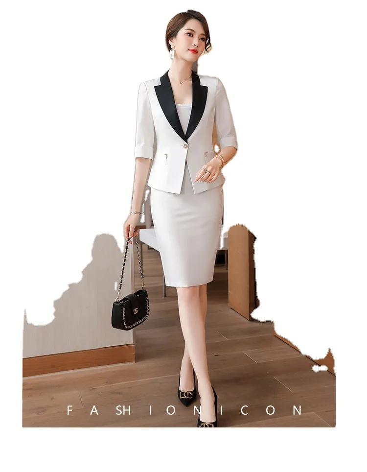 

latest women suit dress factory processing customization elegant ladies skirt suits for office