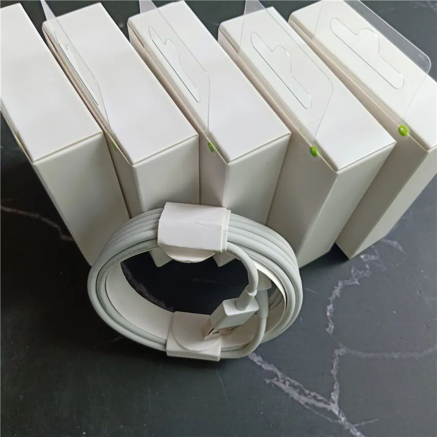 

Free shipping High quality 2m 6ft Synchronous data usb Charging cable for iphone 6 8 X cable With original New packaging box