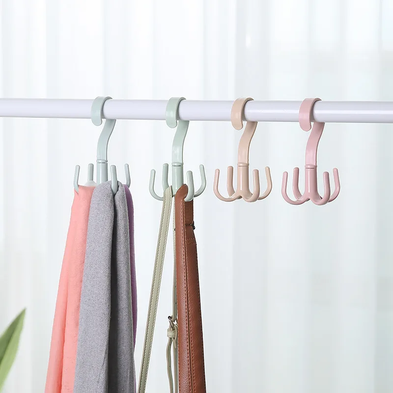 

Wind resistant hanger ! rotatable and 4 claws multiple use Adjustable shoe/ Scarf hangers, PLASTIC HANGERS SHOES/Clothes/bag, Many different colors