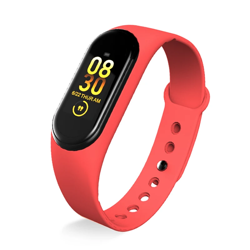 

Hot selling multi-sports heart rate blood pressure and stress M4 smart watch bracelet for people