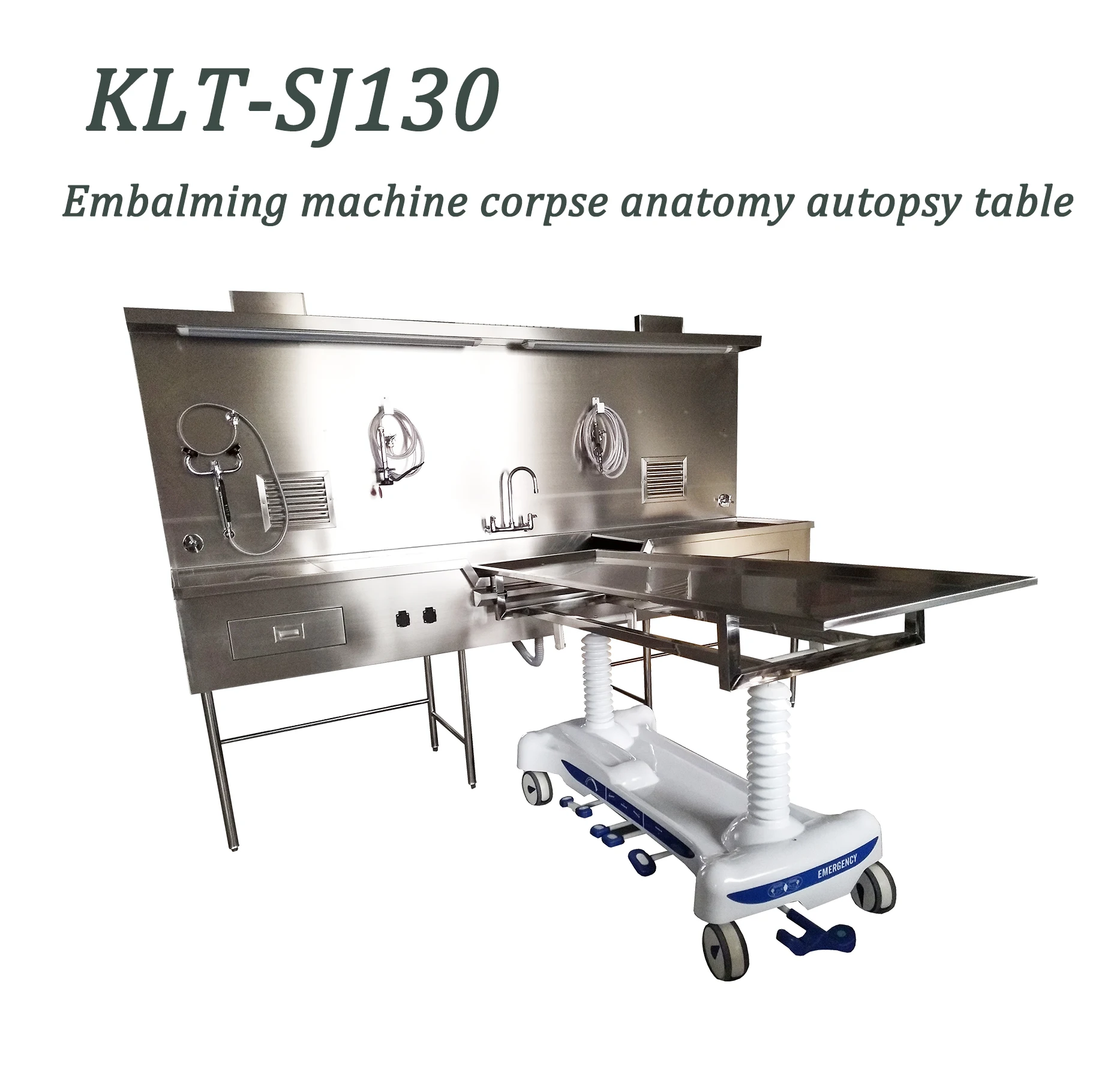 Klt High Quality 304 Stainless Steel Embalming Machine Corpse Anatomy