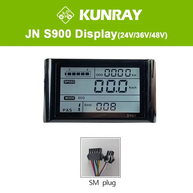 Electric Bicycle Display Screen Controller for Electric Bicycle 24V 36V 48V LED/LCD Display Group with GD01 GD06 S900