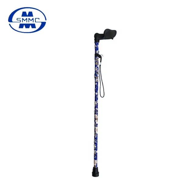 
Colorful Printed adjustable folding Aluminum Cane Walking Stick 