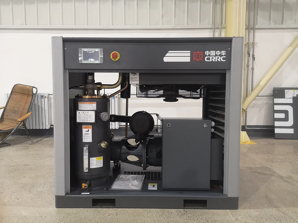 中国空压机供应商 crrc 工业螺杆式压缩机出售
