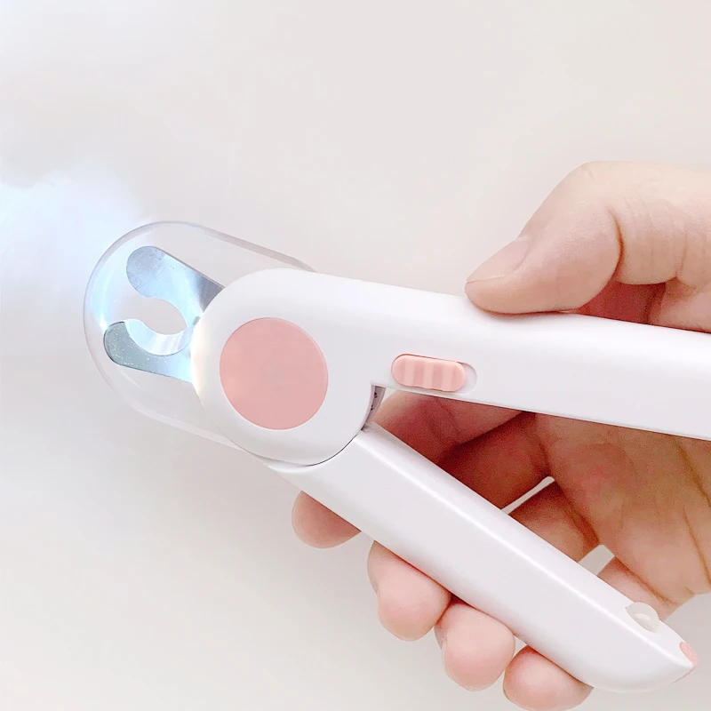 

Wholesale professional LED magnifying glass pet scissors Electric Pet Nail Clippers Led pet grooming Nail Grinder Trimmer, 2 colours