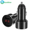 Eonline Car Charger Dual USB 2.4A LCD Digital Display for Xiaomi mi 9 iPhone X Xr 8 Huawei Samsung S9 S8 iPad Car Charge