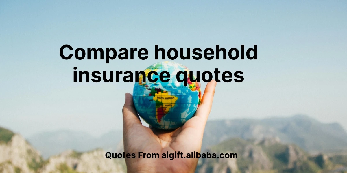 compare household insurance quotes