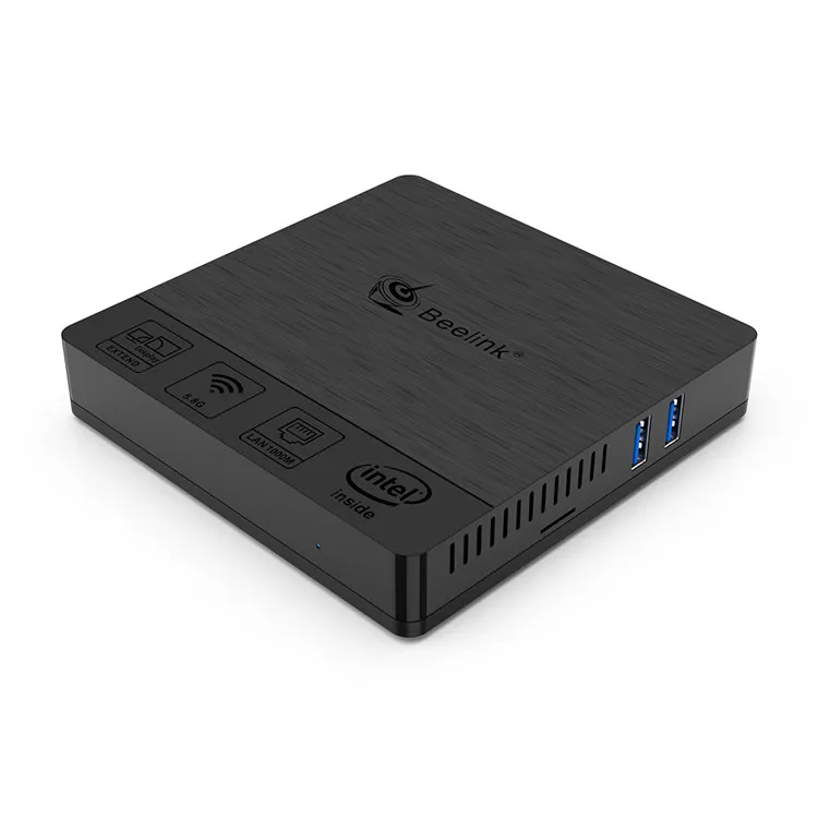 

Ultra-thin mini PC Beelink BT4 Intel x5-Z8500 support dual display RAM 4GB 64GB eMMc flash windows10 OS with 4*USB port Mini PC