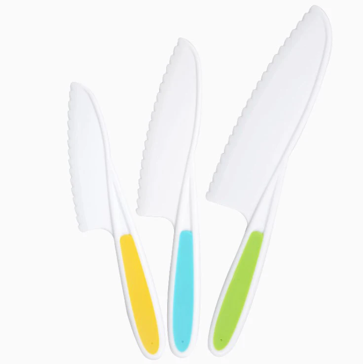 

and Colors Salad Lettuce Bread Toddler Cooking knives kids kitchen knife 3 sets, Customized color