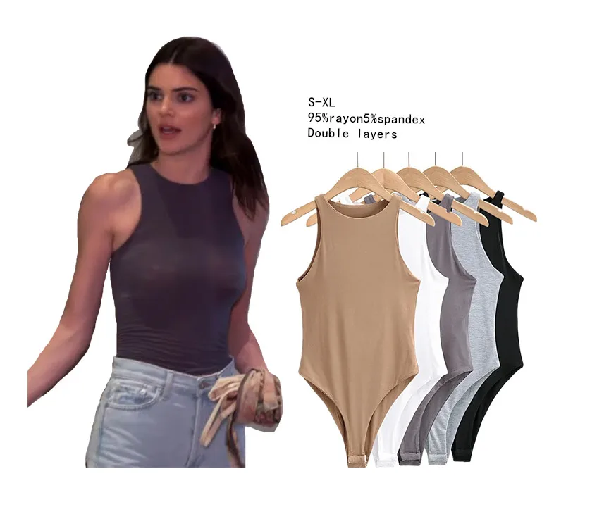 

S-XL plus size bodysuit Custom logo romper jumpsuit nude sexy lingerie slimming shapewear silicone top yoga women bodysuits, In stock