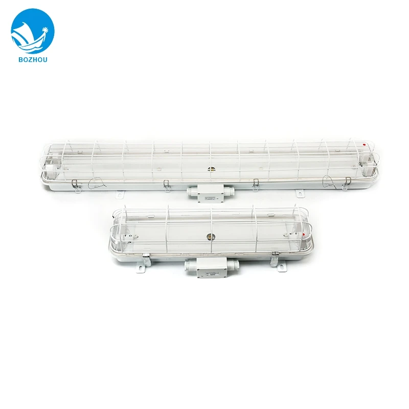 JCY23-2EF T8 waterproof steel sheet double tube marine fluorescent pendant light / Lamp