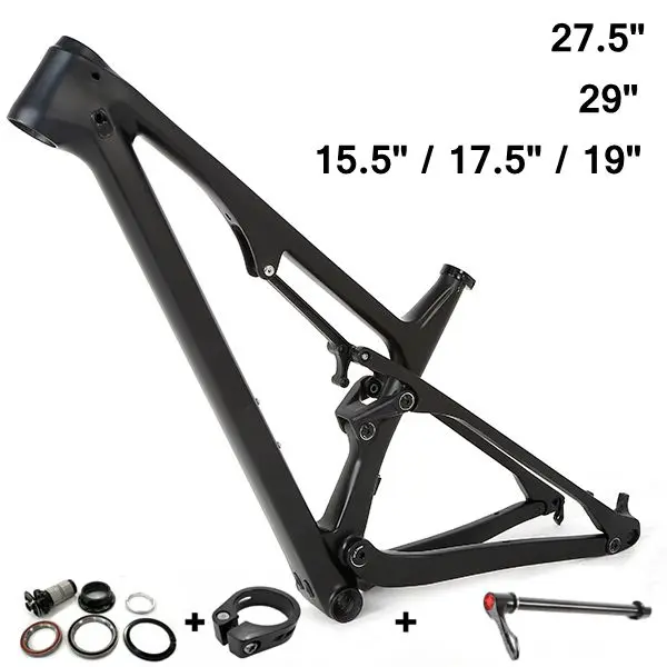 

Downhill bike parts 27.5 29er thru axle 148mm full suspension mtb mountain carbon bike frame