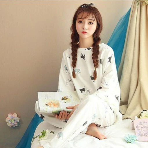 

LIFE Thermal Thick Sleepwear Ladies Suit Flannel Woman Winter Pajamas Set Soft Fashion OEM Adult