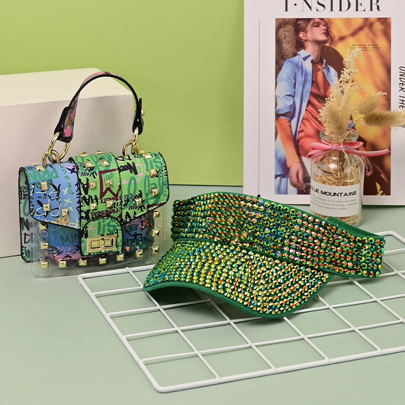 

Handbags Woman Women's PVC Bags Factory Wholesale Top Quality Hand Bags Jelly Purse Bags Woman purses and hat set, Picture