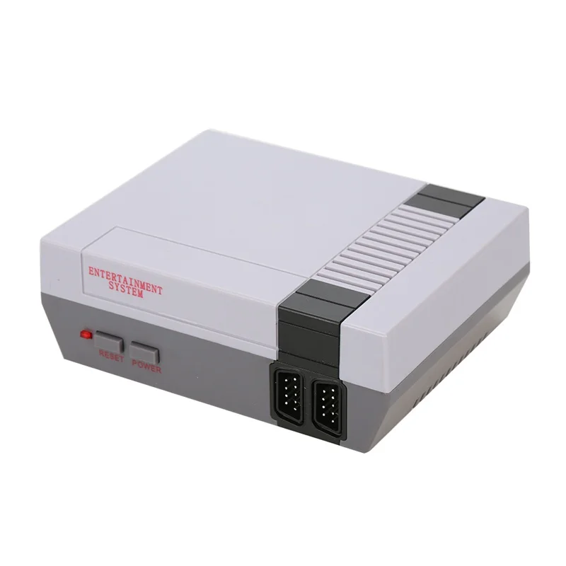 

Mini Retro Classic Childhood 620 Games Built-in 8-bit TV connecting video Game Console with 2 Controllers, Gray