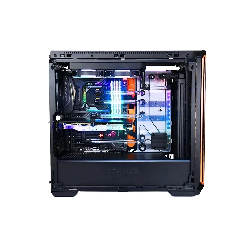 

Bykski RGV-BASE-601-P Distro Plate For Silent Base 601Chassis Case, PC Cooling 12V 4PIN/5V 3PIN Waterway Board,Water Cooler, Transparent