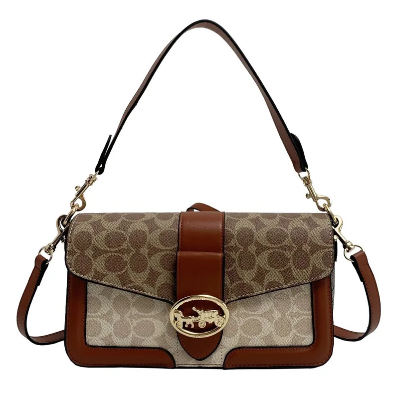 

Underarm Bag High-class Handbag Women's Single Shoulder Bag Temperament Fan Fashion Atmosphere Crossbody Handbags, Brown or custom