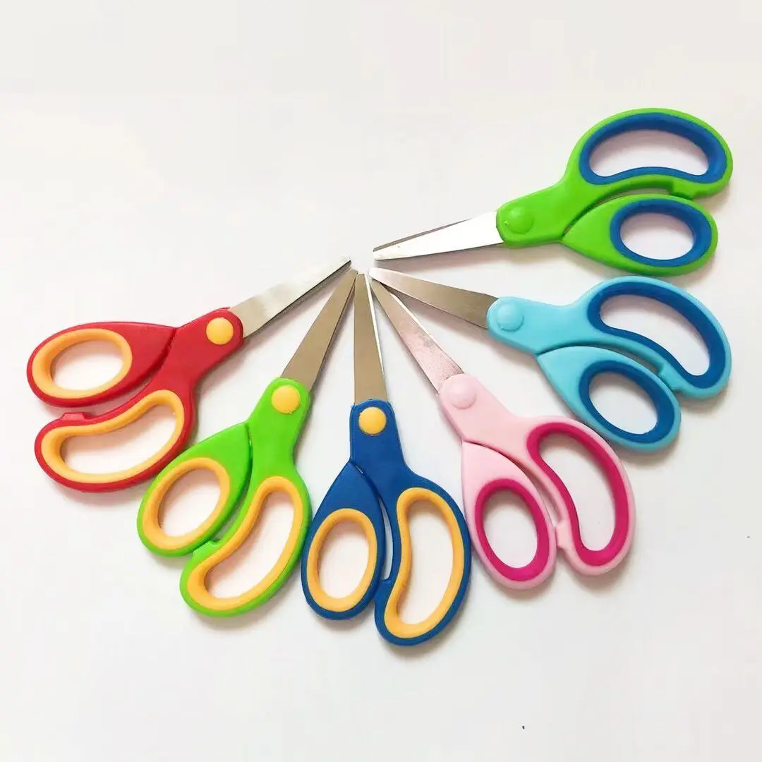 

In Stock Early-Age Safety Student Butterfly Mini Scissors Plastic Kids Small Scissors