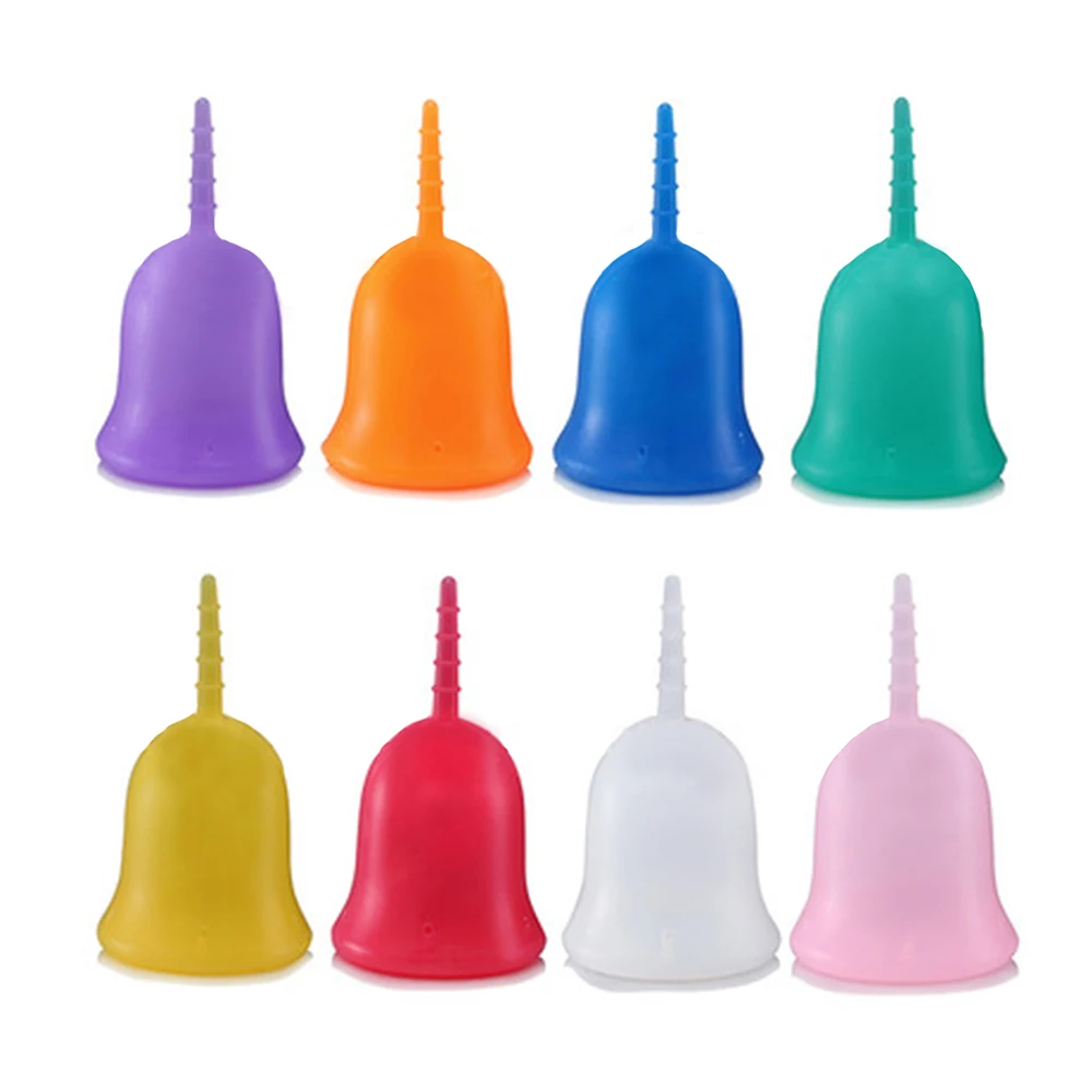 

Wholesale Different Way Of Packing Medical Grade High Quality Silicone Menstrual Cup, Purple, pink, blue, green