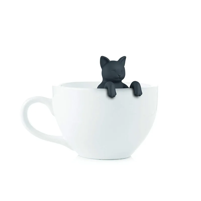 

ALQ Cute Cat Tea Leak Color Box Packaging Cat Tea Infuser Silicone Cat Tea Infuser