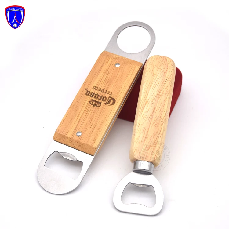 Custom Insert Wood Bottle Opener Free Sample No Mould Fee Wooden Handle ...