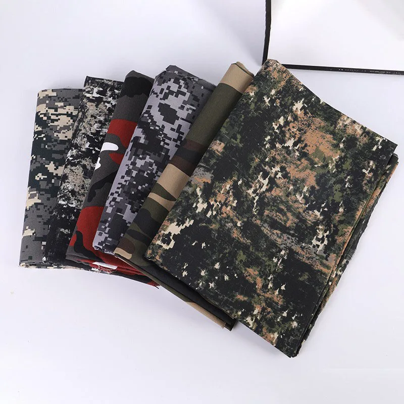 New 100% Cotton Camouflage Bedding & Decorative Cloth Printed Fabric for Clothes Woven Garments Twill Style 20*20 108*58 57/58"