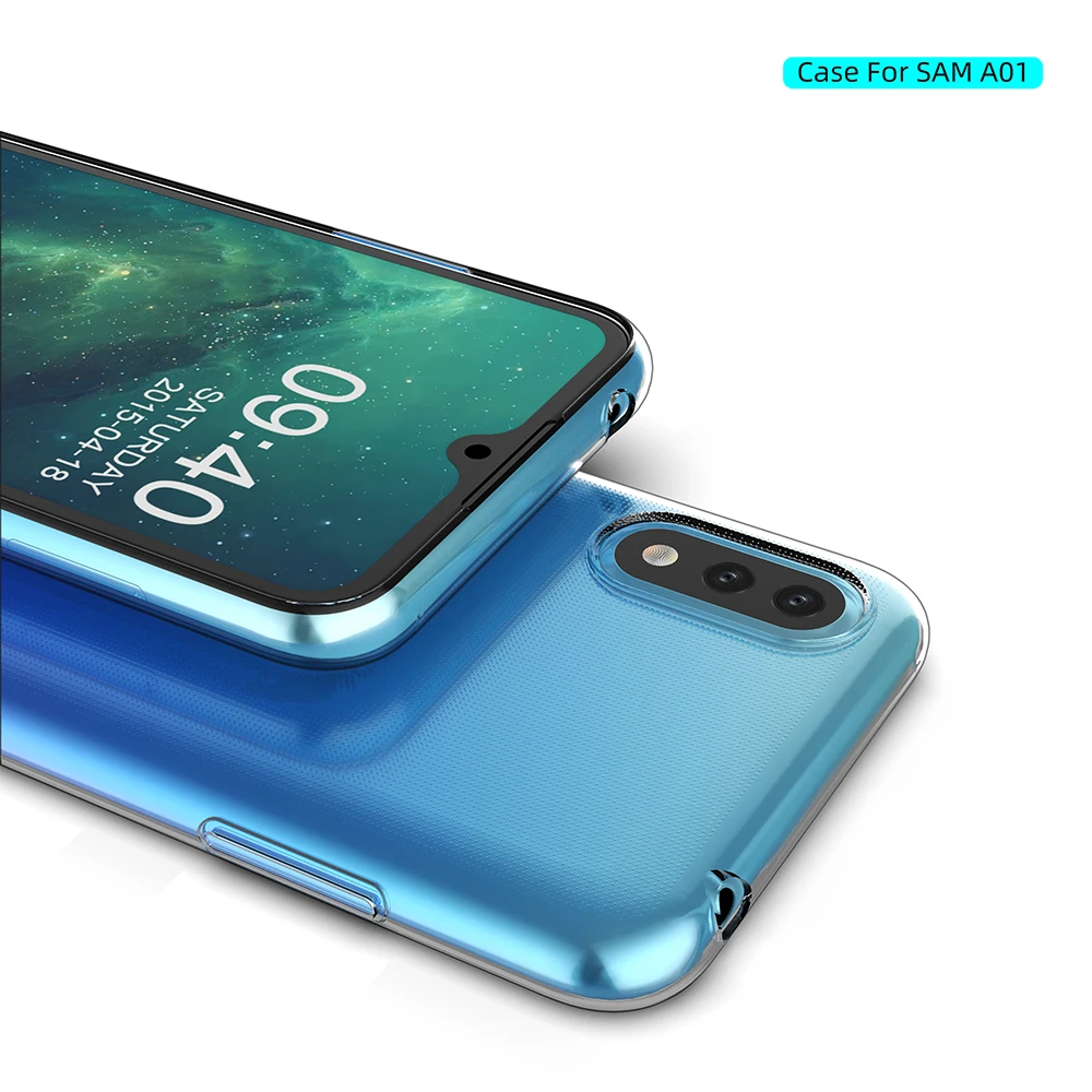 新设计tpu硅胶透明手机后盖三星galaxy a01