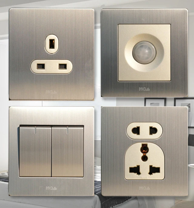 Modern Light Wall Power Switches With Led For Home Buy Electric Wall