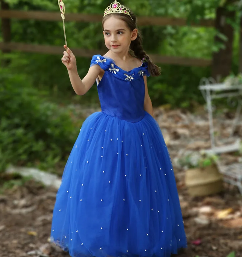 

Baby Girl Carnival girl Princess Dress Kids Short Sleeve Cosplay Costume princess dresses for girls BXHD03