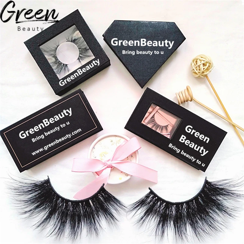 

own brand 3D mink lashes private label cheap price false eyelashes, Natural black