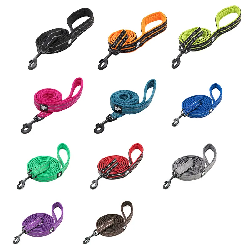 

Pet Leashes Wholesale High Quality Dog Leash Nylon Reflective Retractable Dog Leash No Pull