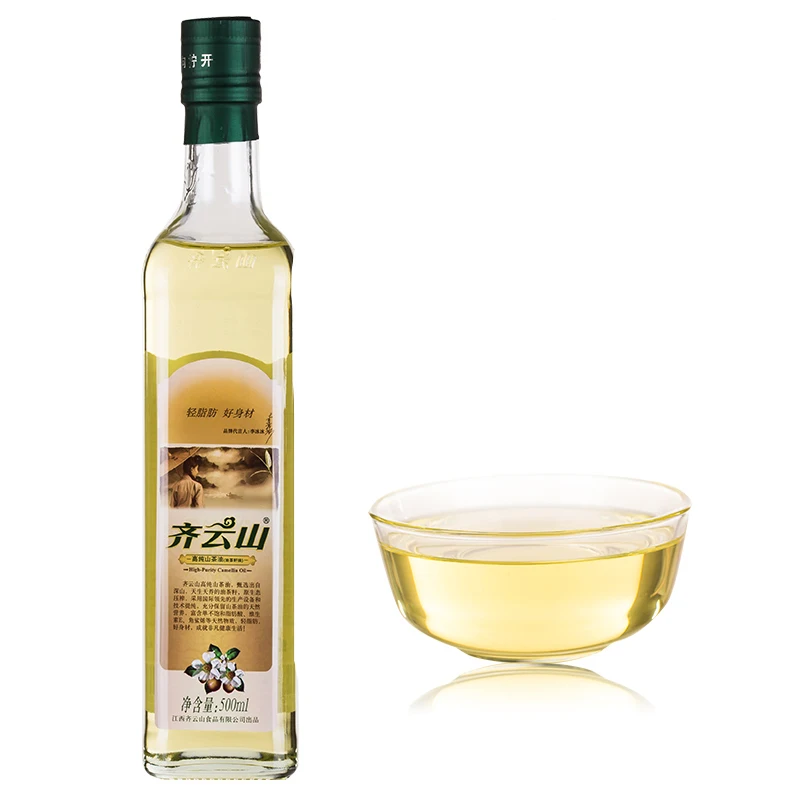 
Chinese extra virgin pure camellia seed cooking oil 