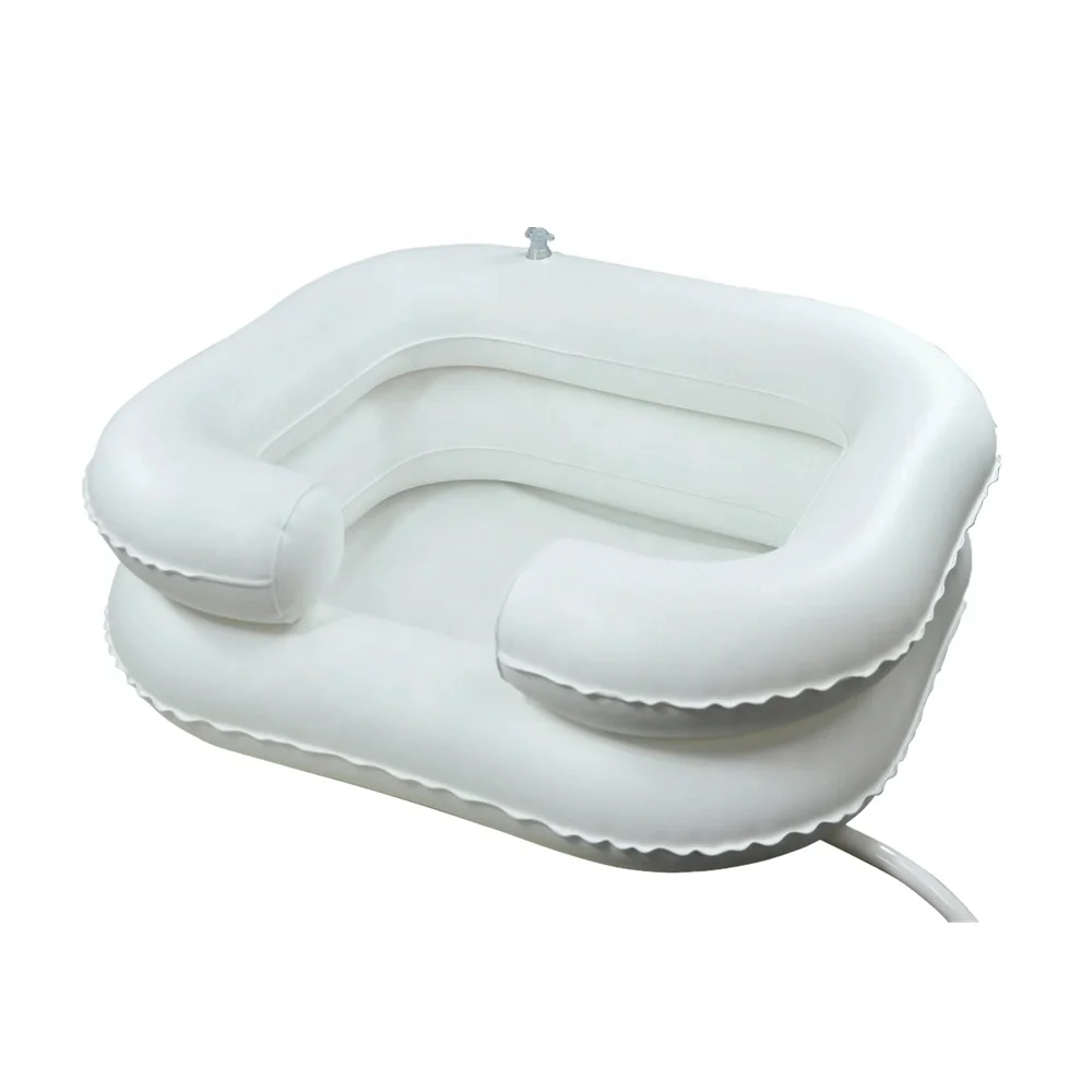 

2021 Hot Sales PVC Inflatable Hair Wash Basin Portable Shampoo Basin
