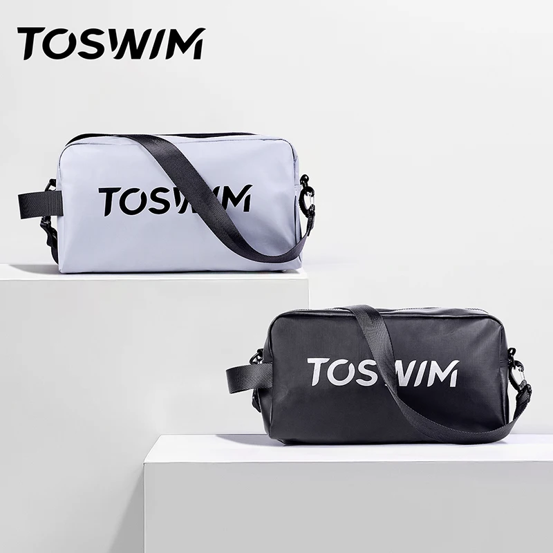 

TOSWIM Waterproof Dry Wet Separated Storage Bag Widened Shoulder Straps Dry Bag for Swimming