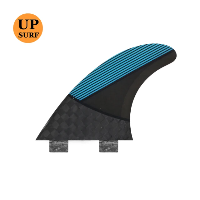 Hot Sale Carbon Fiber Surf Double Tabs Surfboard Fins