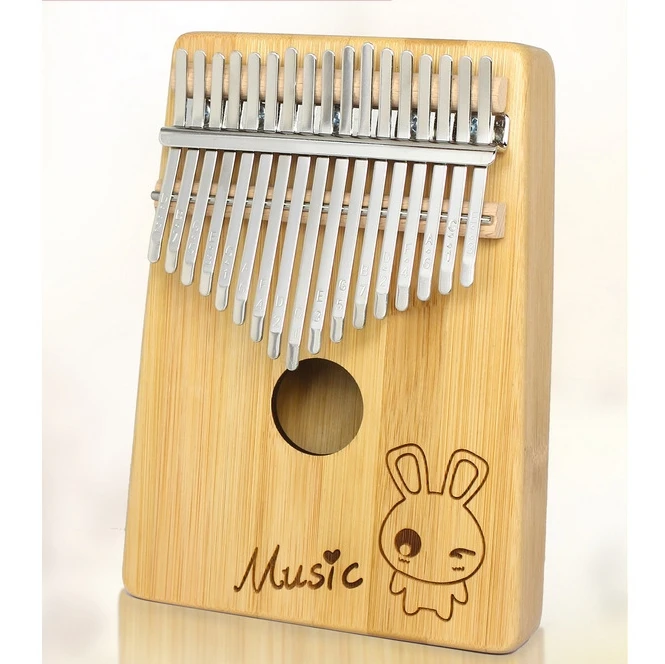 

Kalimba Thumb Piano Factory Supply Wooden Kalimba 17 Key Kalimba Musical Instrument, Natural wood