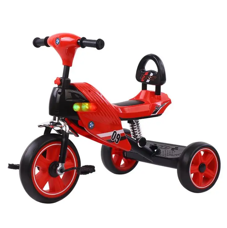 

2020 New Design High Quality Wholesale Flahing light Kids Ride On Pedal Tricycle