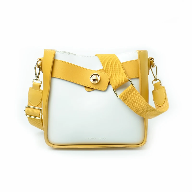 

Medium Crossbody Bag Travel Handbag, Yellow