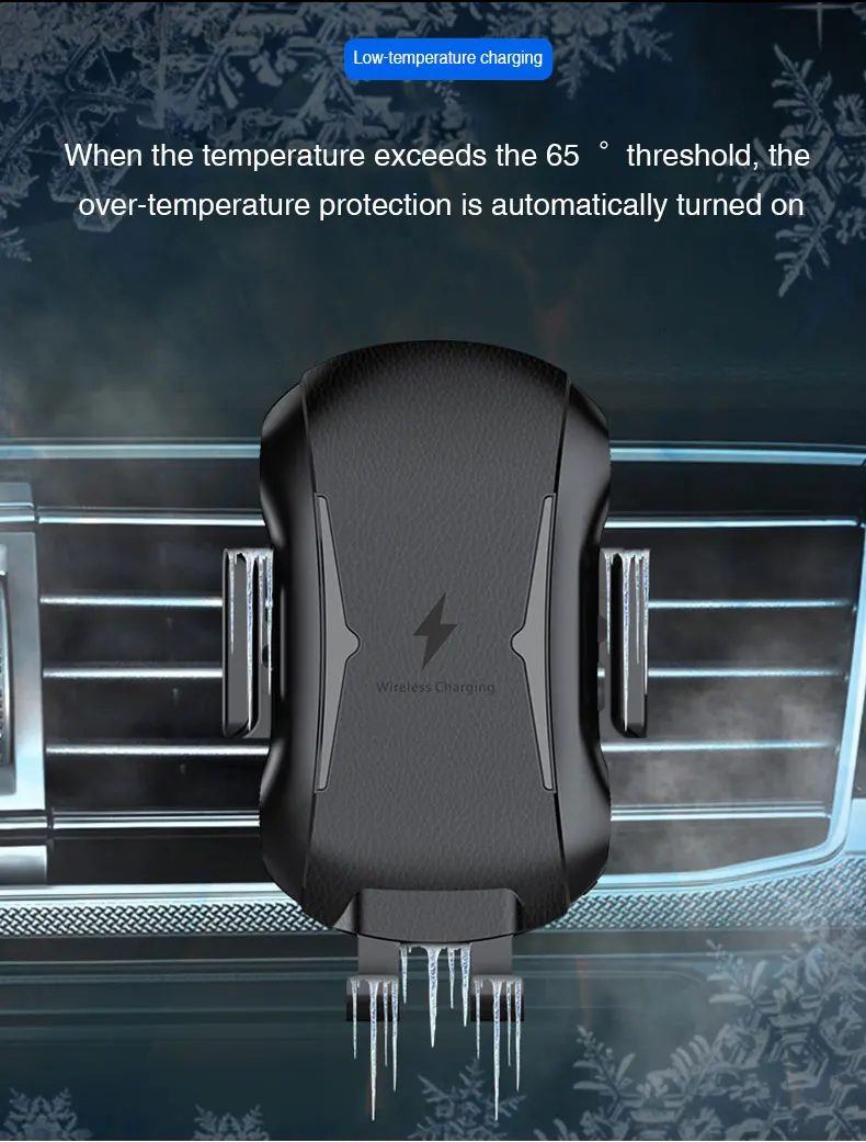Original Quality Wireless Car Charger Holder Fast Charging Phone Holder Mount In Car  Wireless Car Charger Phone Holder