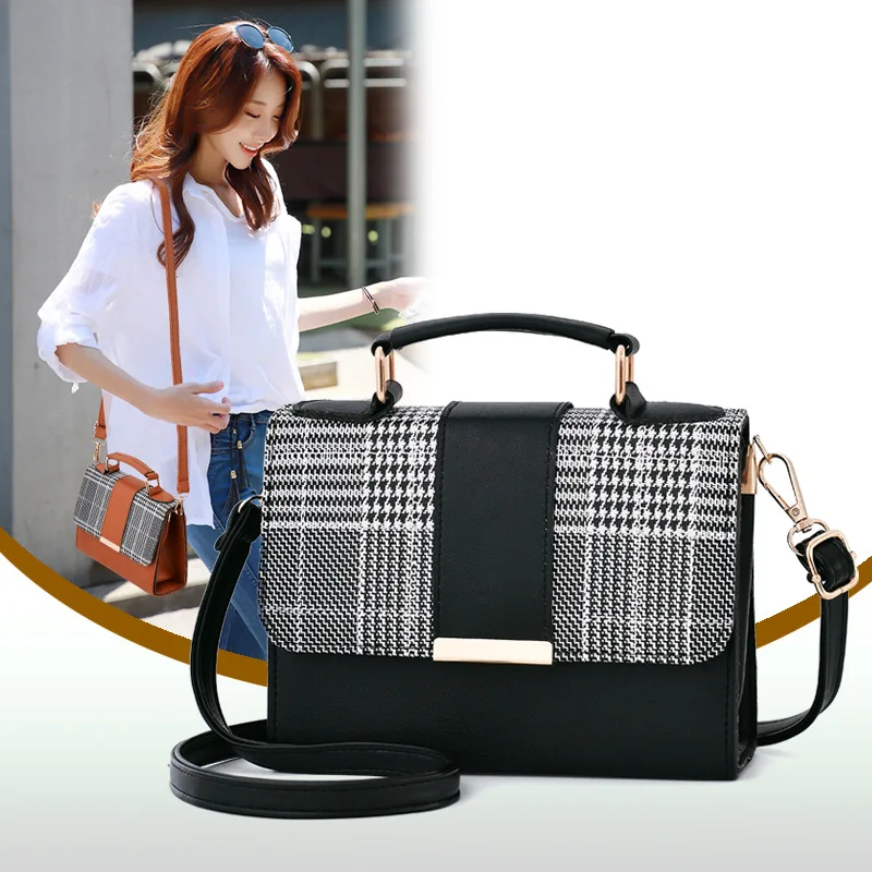 

Houndstooth Fashion Cute Handbags Shoulder Bagswomen Hand Bags Crossbody Handbags Ladies Crossbody Bags For Women Girls