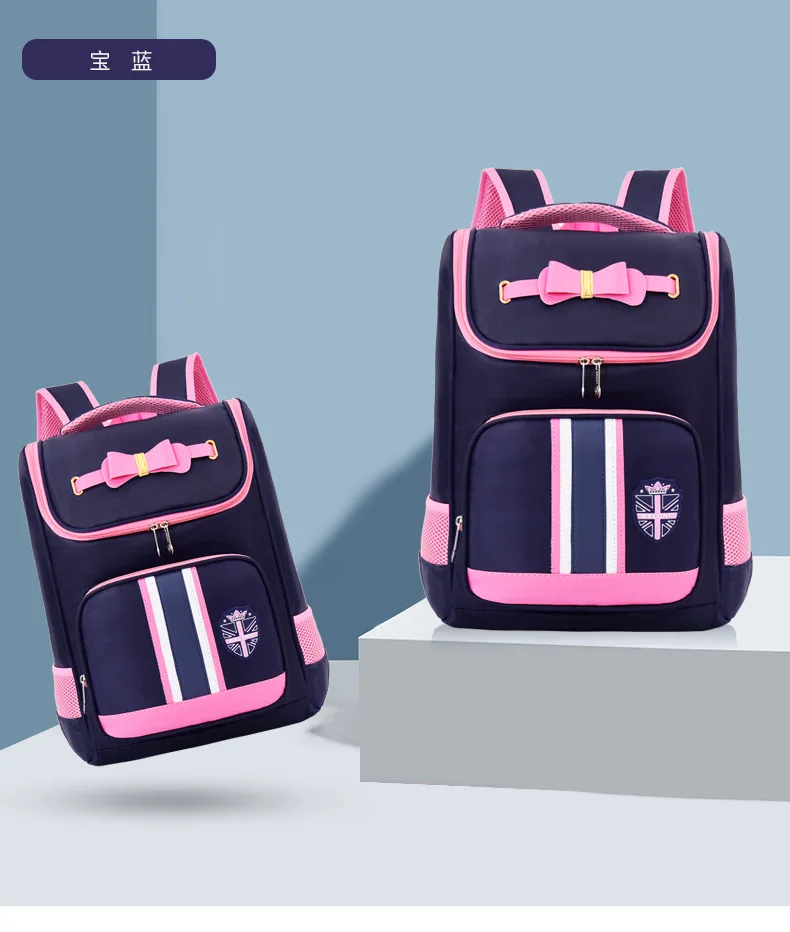 

British Style Waterproof 2021 Girls New School Bag mochilas escolares Children Backpack factory wholesalekids, Picture