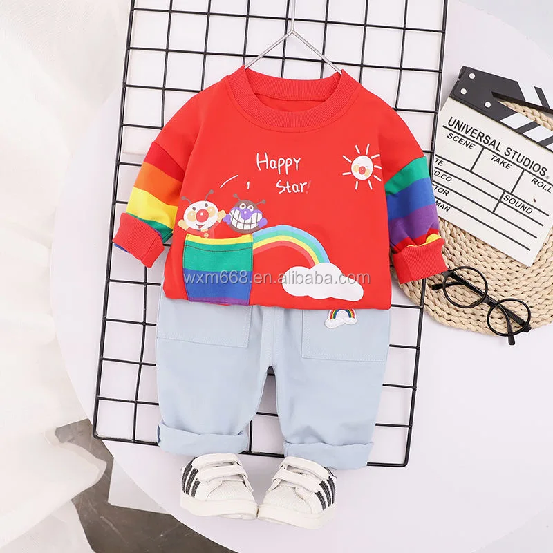 

Children's long sleeve suit cheap baby suit new boys' suit autumn winter