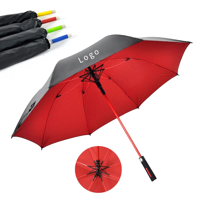 

China Factory Custom New Model UV Long Shaft Giant Big Large Windproof Rain Gift Golf Umbrella With Logo Printing For Promotion, Pantone color