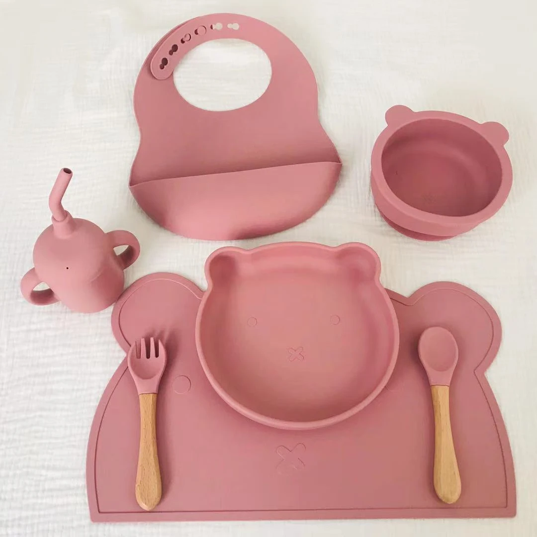 

Amazon Top Selling 2021 New Born Gift Product BPA Free Baby Silicone Animal Shape Placemat Food Grade Baby Supplies